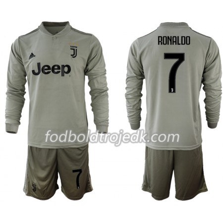 Juventus RONALDO 7 Børn Udebane 2018/19 - Fodboldtrøjer(L/S)